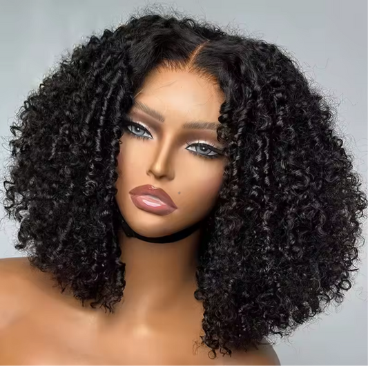 14” Voluminous Curls – 13x4 HD Lace Wig for a Natural Hairline